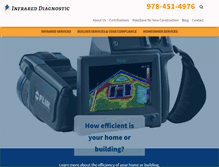 Tablet Screenshot of infrareddiagnostic.com
